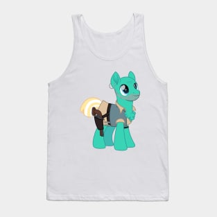 Black Pete pony dressed Tank Top